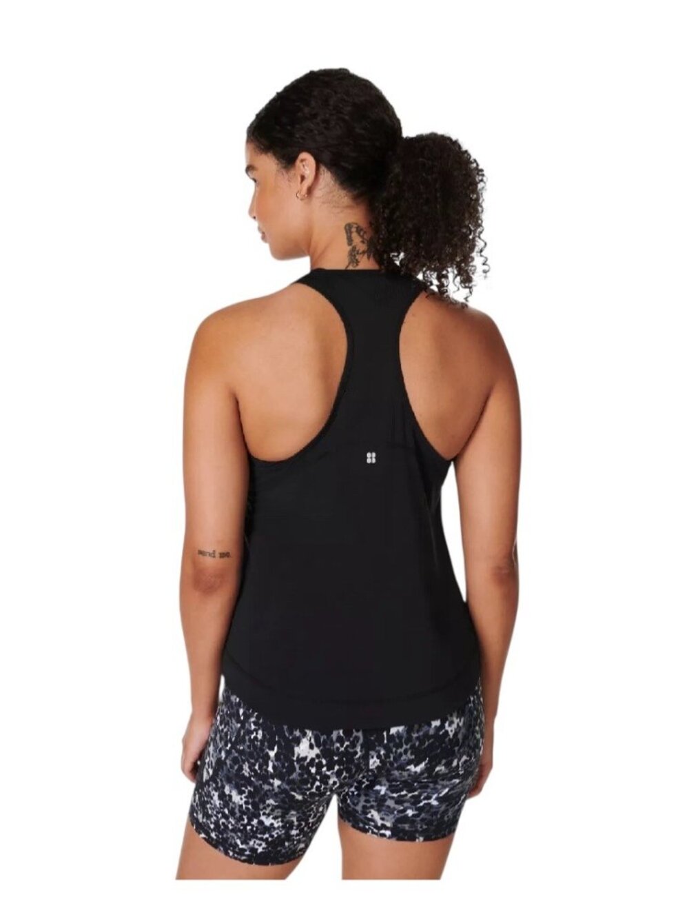 Sweaty Betty Breathe Easy Tank Racerback Top Black Size M NWT Workout Gym Summer - Picture 10 of 14